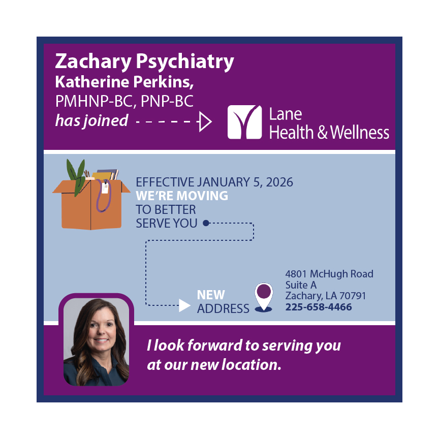 Map to Zachary Psychiatry